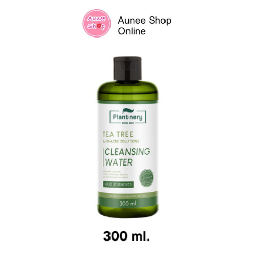 plantnery-tea-tree-first-cleansing-water-300-ml-คลีนซิ่ง-ทีทรี-เช็ดทำความสะอาดเครื่องสำอาง-สำหรับผิวเป็นสิว-ควบคุมความมั