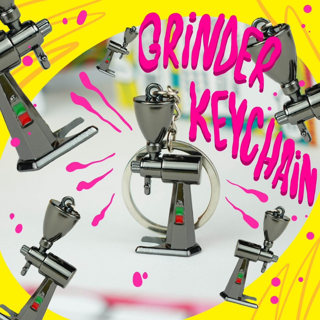 50DD25 โค้ดส่วนลด 50% พวงกุญแจ เครื่องบด รูป Grinder Keychain | Shopee ...