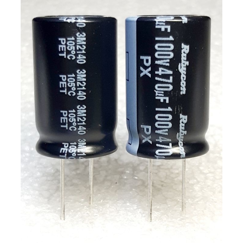 Rubycon PX 470uf 100v capacitor ตัวเก็บประจุ คาปาซิเตอร์ | Shopee Thailand
