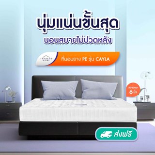 Intrend ส่งฟรี ที่นอนยาง รุ่นCayla หนา6นิ้ว ลดอาการปวดหลังเรื้อรัง และอาการออฟฟิศซินโดรม