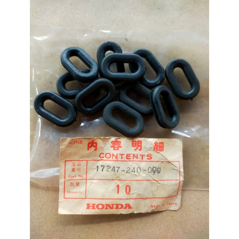 Motorrad Seitenabdeckung Gummitülle - Für Honda CB100 CL100 SL100 XL100 - 2 Sätze