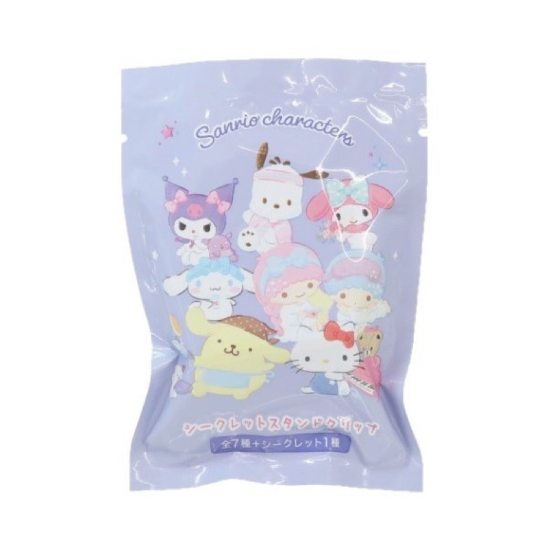 **แบบสุ่มพร้อมส่ง**คลิปหนีบกระดาษซานริโอ้รุ่นโค้งสุ่มเลือกลายไม่ได้ 1 ชิ้นของแท้