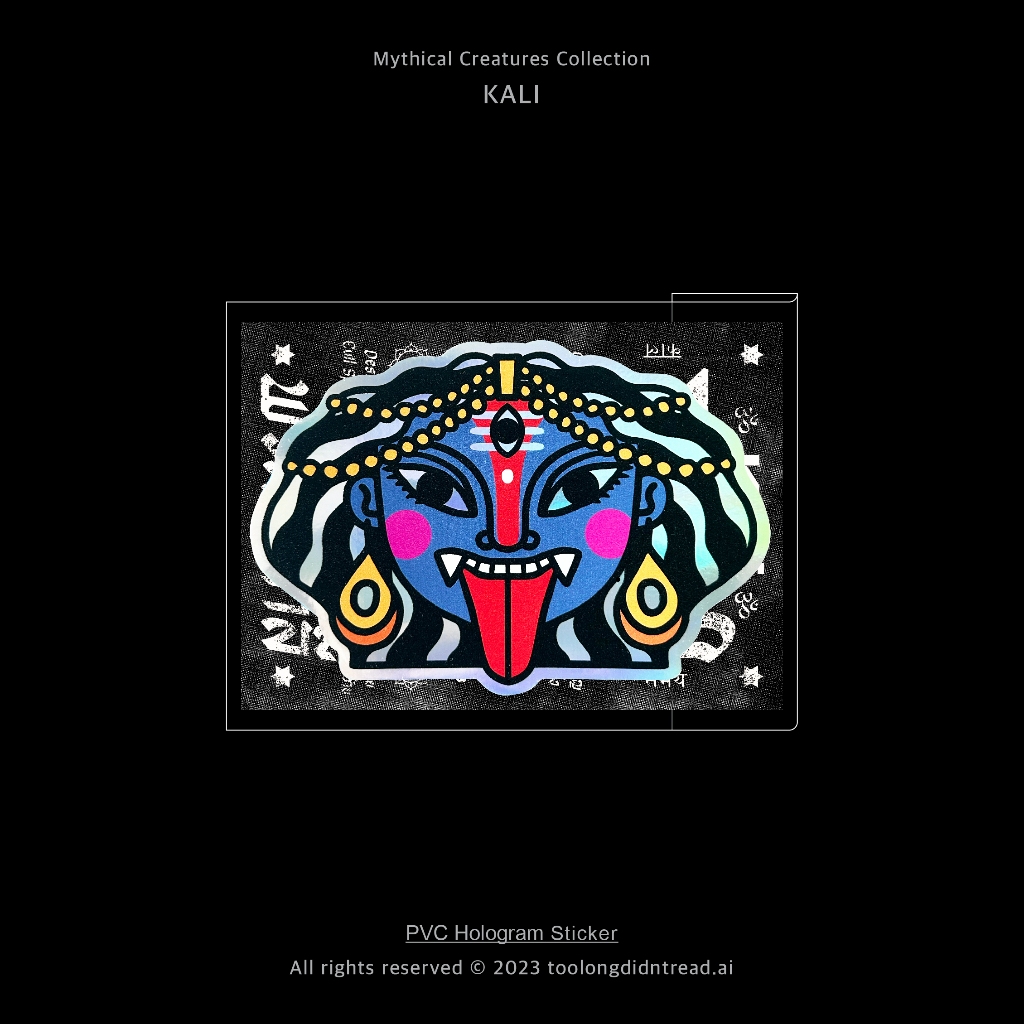 สติกเกอร์มงคล : Mythical Creatures Collection - Kali Sticker (สติกเกอร์ ...