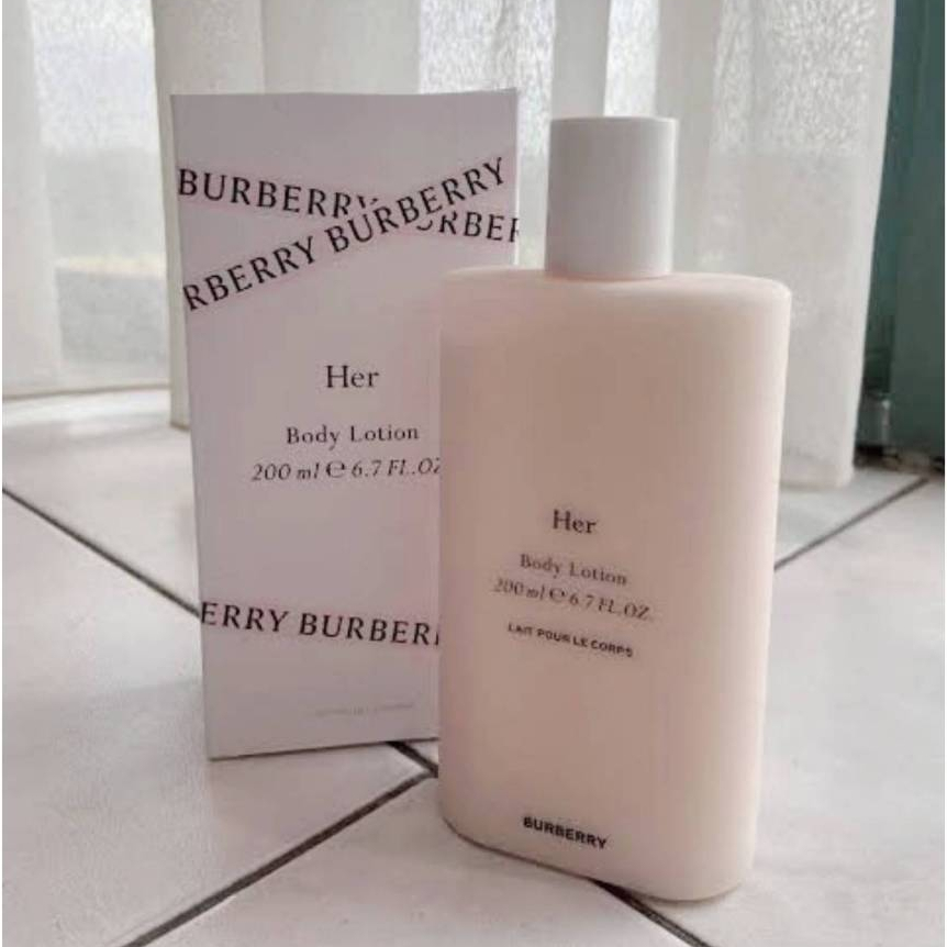 Burberry Her Body Lotion 200 ml. Shopee Thailand
