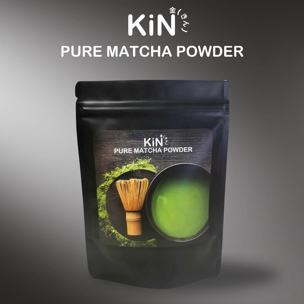 KiN-ชาเขียวมัทฉะผง 100% KiN Pure Matcha Powder ขนาดบรรจ90กรัม | Shopee ...