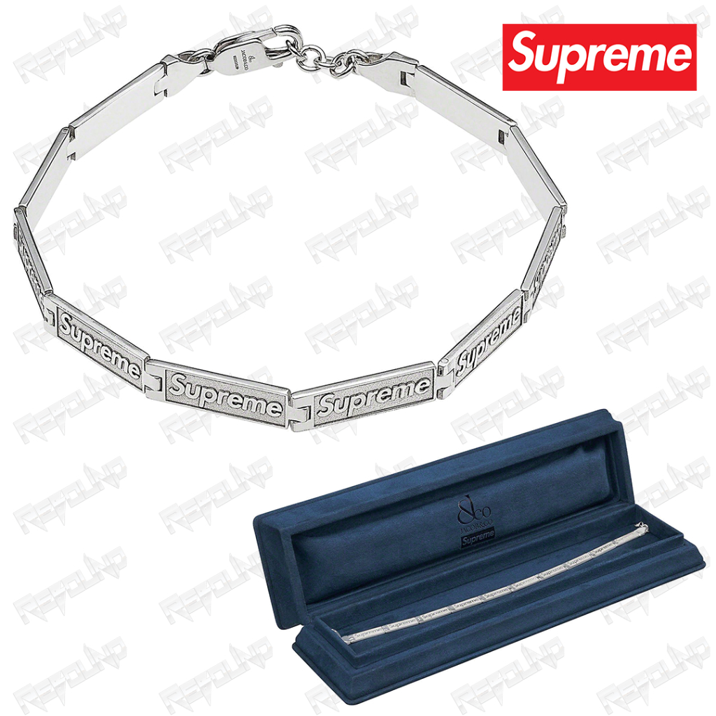 Supreme Jacob & Co 取りまわし Logo Link Bracelet Supreme Jacob & Co 取りまわし Logo Link Bracelet
