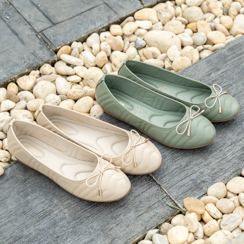 online-exclusive-bata-บาจา-รองเท้าบัลเล่ต์แฟลต-รองเท้าแบบสวมส้นแบน-สำหรับผู้หญิง-รุ่น-banika-สีเขียว-5807040
