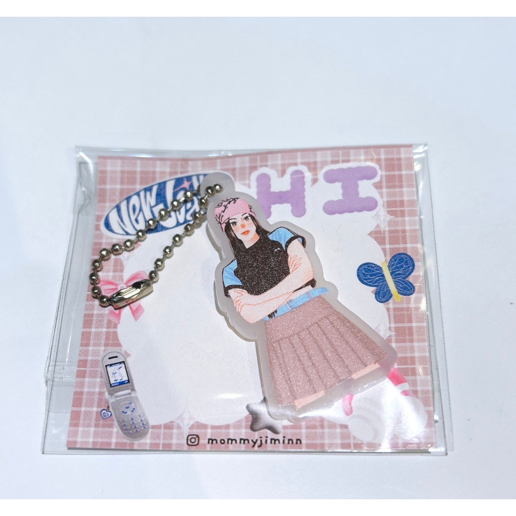 (พร้อมส่ง ) พวงกุญแจนิวจีนส์ keychain NewJeans O!O! SuperShy minji ...
