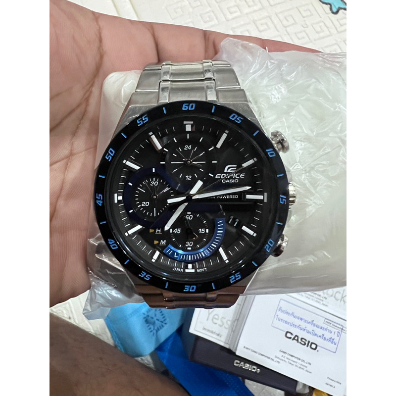 (มือสองใส่2วัน)นาฬิกา Casio Edifice รุ่น EQS-920DB นาฬิกาผู้ชาย Solar ...