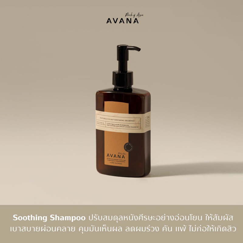 avana-shampoo-แชมพูคุมความมัน-ลดผมร่วง-ปรับสมดุลหนังศีรษะอย่างอ่อนโยน-ผ่อนคลาย-บอกลา-มัน-คัน-ร่วง
