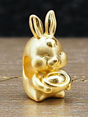 Charm กระต่ายกิมตุ้ง ทองแท้99.9%
