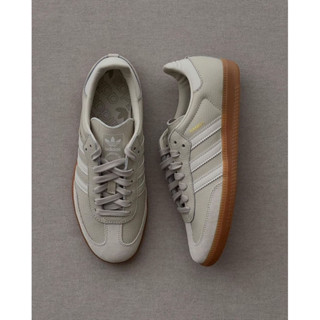 พร้อมส่ง ADIDAS SAMBA OG สี ALUMINIUM CHALK WHITE [ของเเท้ 100%]