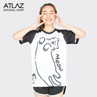 [กดติดตาม ลด7บ.] พร้อมส่ง ทุกวัน เสื้อวิ่งพิมพ์ลาย Neko Cat