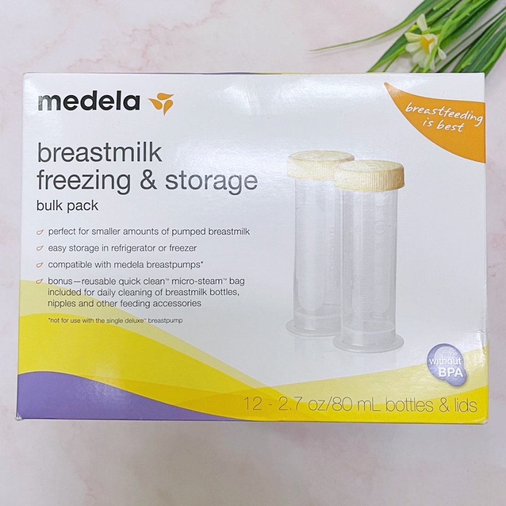 Medela Breast Milk Storage Bottles, 12 Pack of 2.7 Ounce