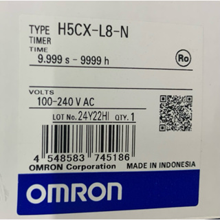 Digital Timer ไทม์เมอร์ OMRON H5CX-L8-N ไฟเลี้ยง 220VAC