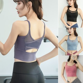 (YOGA-601) Sport Bra สปอร์ตบรา ✅ใส่เที่ยว ออกกำลังกาย ใส่กระชับ มีฟองน้ำ งานสวยผ้าดีมาก