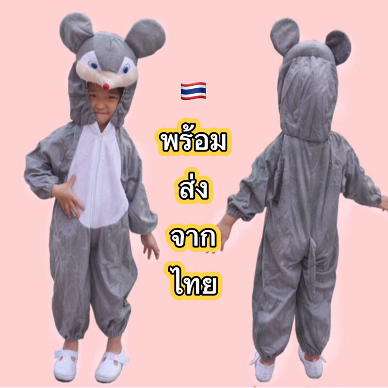 ชุดหนู ชุดแฟนซีหนู rat mouse animal kid costume แฟนซีสัตว์ | Shopee ...