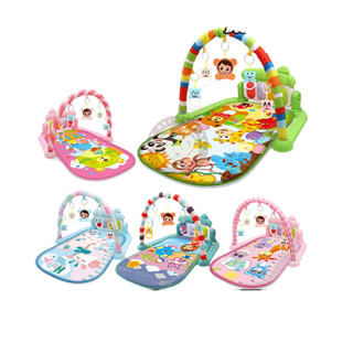 โปรโมชั่น : โรงยิมเด็ก สีพาสเทลน่ารัก ลายการ์ตูน มีไฟ มีเสียงดนตรี ที่นอนเด็ก เพลยิมโมบาย ที่นอนดนตรีเด็กเล็ก พร้อมแป้นเปียโน