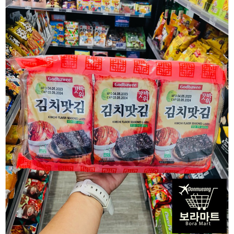 godbawee-seaweed-kimchi-ก็อดบาวี่-ซีวีด-กิมจิ-x-3pcs