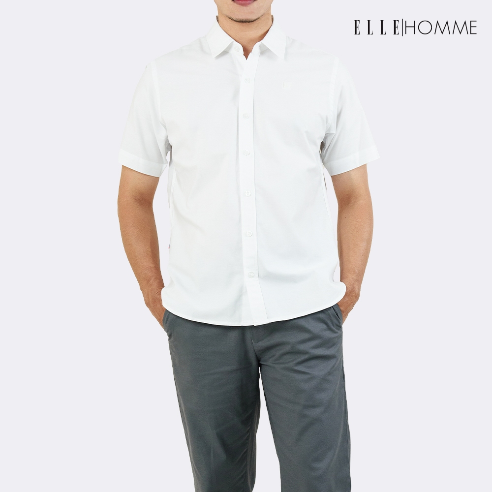 elle-homme-เสื้อเชิ้ตแขนสั้น-คอปกเชิ้ต-ทรง-oversize-ใส่ได้หลากหลายโอกาส-ทั้งทำงานและลำลอง-w8b674