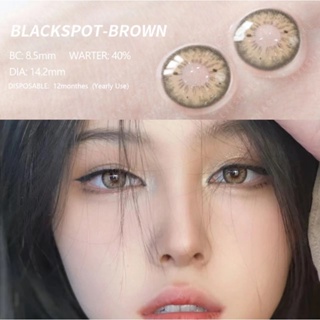 ✨Brown✨ ขนาดมินิ สายตาปกติ Mini คอนแทคเลนส์มินิ สีน้ำตาล ☀️ contact lenses no grade doll eye