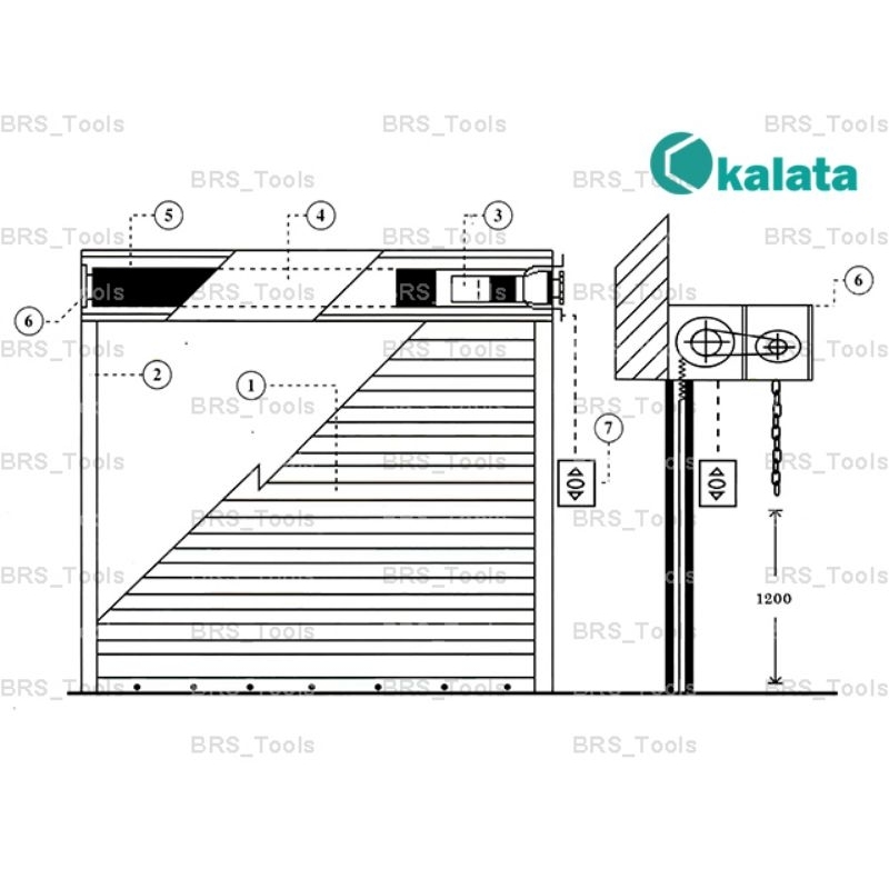 มอเตอร์ประตูม้วน-kalata-1000kg-220v-มีชุดอุปกรณ์ขายแยก-รับประกัน3ปี