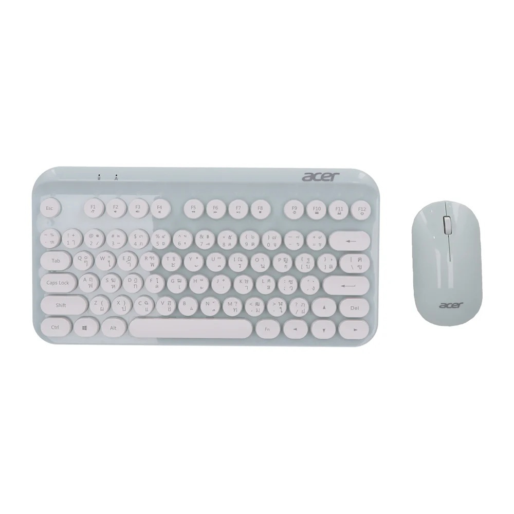 Acer keyboard + mouse wireless combo set (Blue) Shopee Thailand