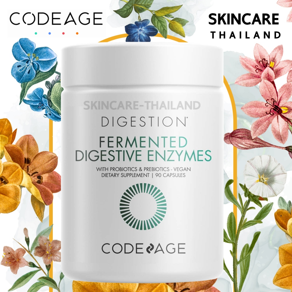 Codeage Fermented Digestive Enzymes เอนไซม์ที่ผ่านการหมักสำหรับส่งเสริม ...