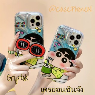 ✅จัดส่งจากไทย✅เคสไอโฟน iphone 11 14 Pro Max การ์ตูน เครยอนชินจัง  ที่ใส่แว่นกันแดด เคส iphone 12 13 Pro Case for iPhone