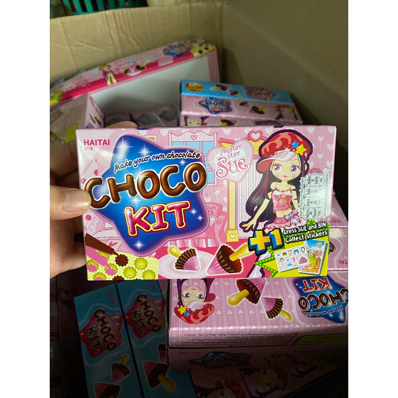 Haitai Choco Kit 38.3 กรัม ไฮไท ช็อกโก คิท (ขนมหวานรสช็อคโกแลต สตรอ ...