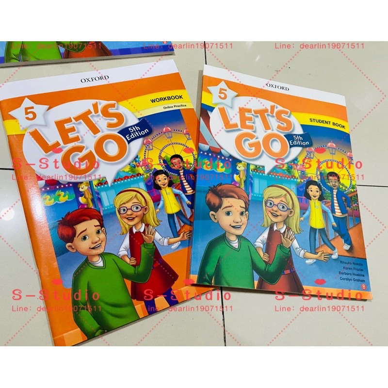 Let's Go (Begin-6)Student Book+Workbook+audio+video 5th Editionหนังสือ ...