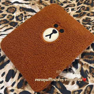 พร้อมส่ง ** Tablet Bag 11” Brown -- กระเป๋าแทปเลท 11” กระเป๋าไอแพดลายหมีบราวน์