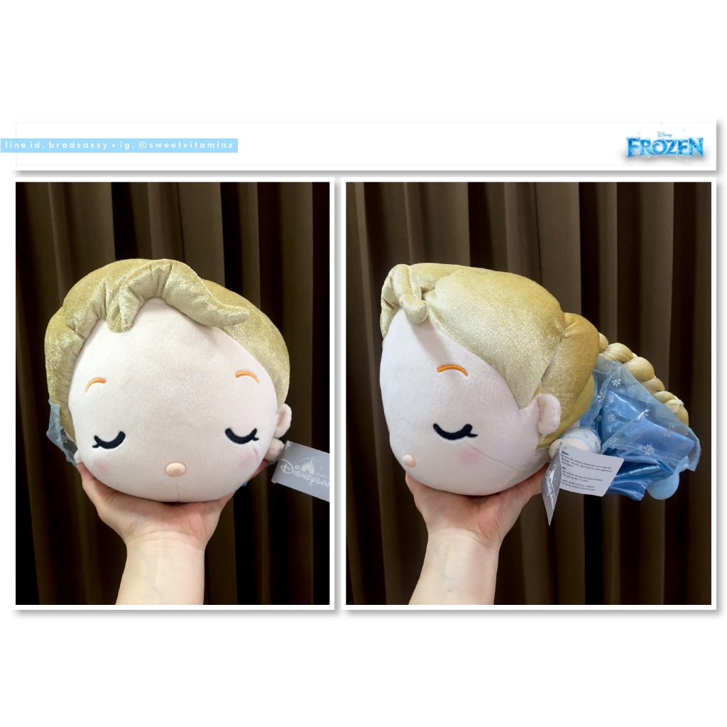 elsa-disney-sleeping-plush-ตุ๊กตา-elsa-ไซส์ใหญ่-สินค้าใหม่-ของแท้-นำเข้าจาก-disney-hong-kong-คร้า