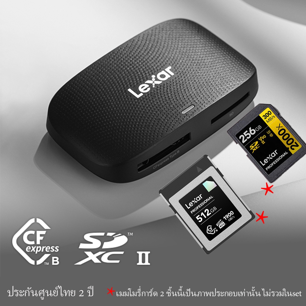 Lexar Professional CFexpress Type B / SD UHS-II USB 3.2 Gen 2 Reader ...