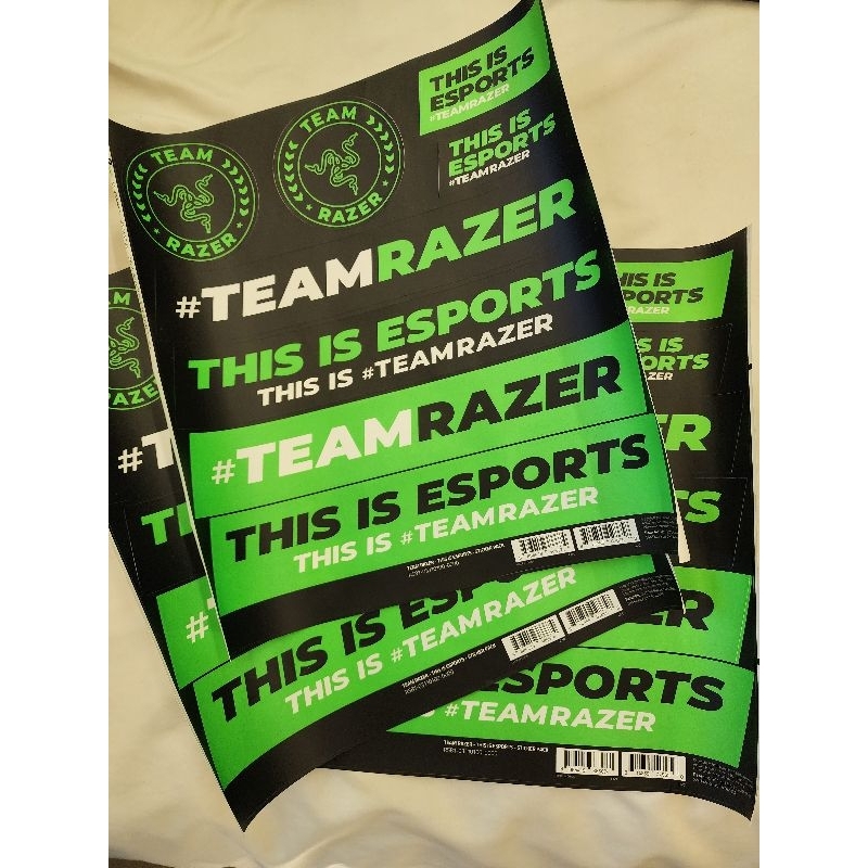 Sticker Gaming เกมมิ่ง ลาย Razer | Shopee Thailand