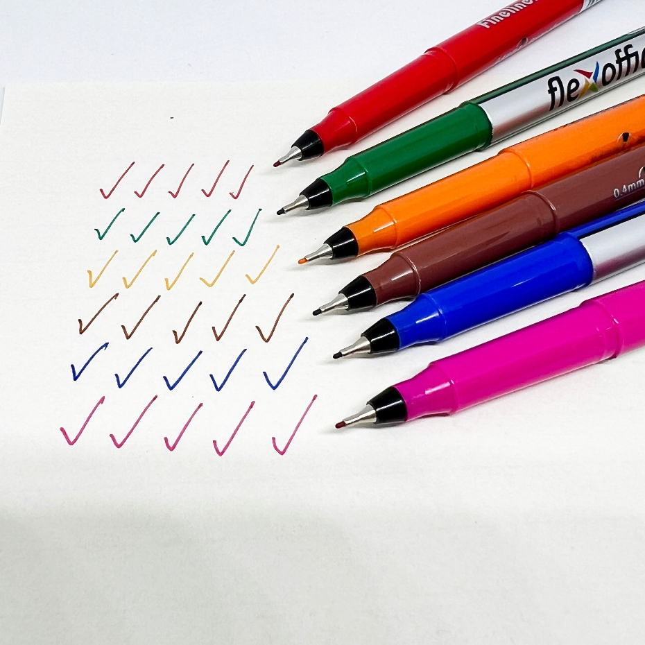 ปากกา-fineliner-flexoffice-fineliner-fo-fl01-ขนาดหัว-0-4mm