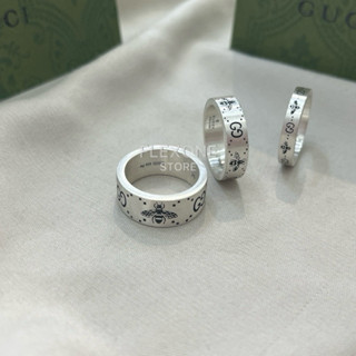 💍แหวน💍 Gucci and Bee Engraved Ring เงินแท้