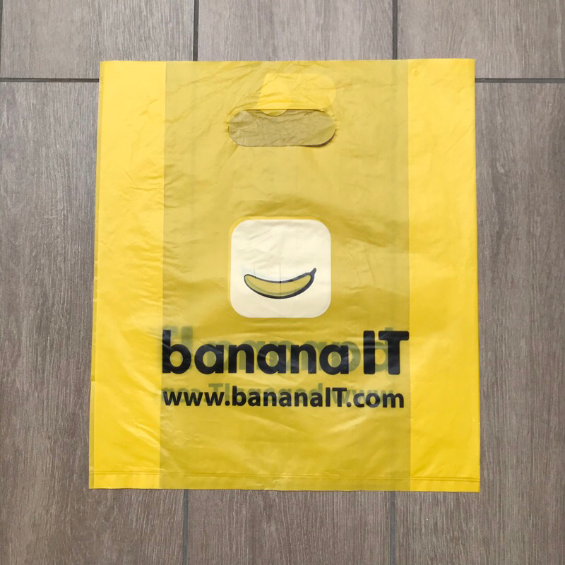 ถุง-ถุงพลาสติก-แบรนด์-banana-it-dtac-ของแท้-คุณภาพดี-ไอที-ใส่มือถือ-หูฟัง-แท้แน่นอน