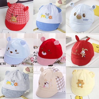 ภาพขนาดย่อของภาพหน้าปกสินค้าพร้อมส่ง   หมวกเด็กอ่อน หมวกเด็กเล็กน่ารักๆ สำหรับเด็ก 0-6 เดือน M1 จากร้าน luckybaby_hua บน Shopee