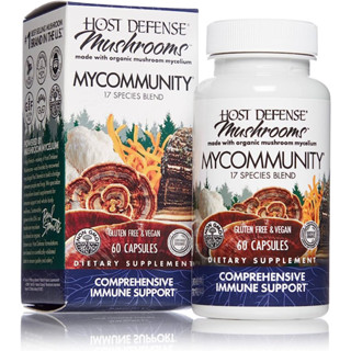 💥สินค้าUSA💥🇺🇸&gt;&gt;Fungi Perfecti, MyCommunity, Comprehensive Immune Support, 120 Vegetarian Capsule