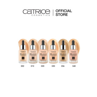 Catrice HD Liquid Coverage Foundation (30 ml) คาทริซ เครื่องสำอาง รองพื้น รองพื้นปกปิด รองพื้นบางเบา