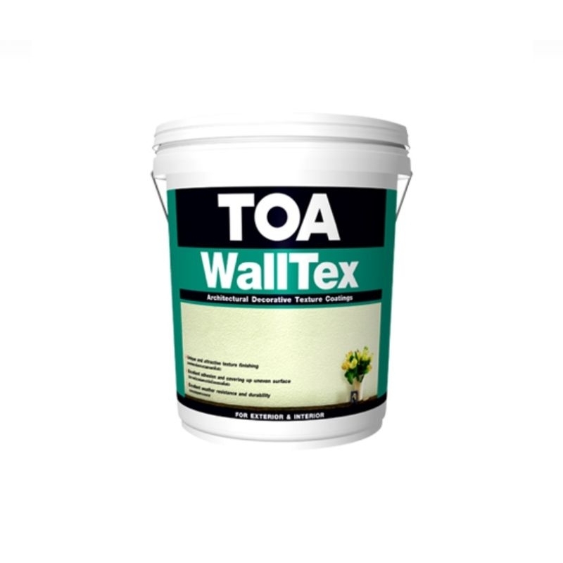 TOA WallTex สีสร้างลายให้ผนัง ทีโอเอ วอลล์เท็กซ์ (สั่งทีละ1ถัง ต่อคำ ...