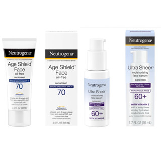 Neutrogena  Ultra Sheer® Oil-Free Face Serum With Vitamin E SPF 60+,70+55+ มีหลายสูตร