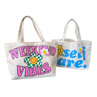 โปรโมชั่น : TOTE BAG ถุงผ้าแคนวาส ลายใหม่น่ารักมาก ต้อนรับ summer