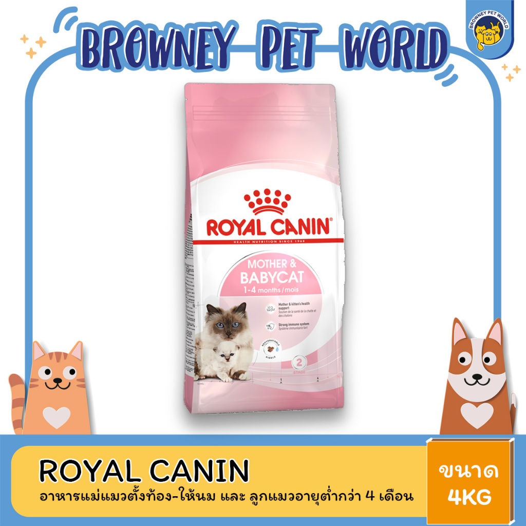 royal-canin-mother-amp-babycat-โรยัล-คานิน-สูตรแม่แมวและลูกแมว-ขนาด-4-kg