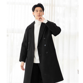 Monster wool coat เสื้อโค้ทผ้าวูลยาวสำหรับผู้ชาย งานดีมาก กันหนาวได้จริงค่ะ