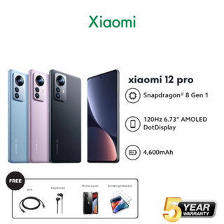 Xiaomi 12pro สมาร์ทโฟน RAM 6GB ROM 128GB 5.7 | แบตอึด 5000mAh อุปกรณ์ครบ แถมเคสใส ฟิล์มกระจก พร้อมส่งจากไทย