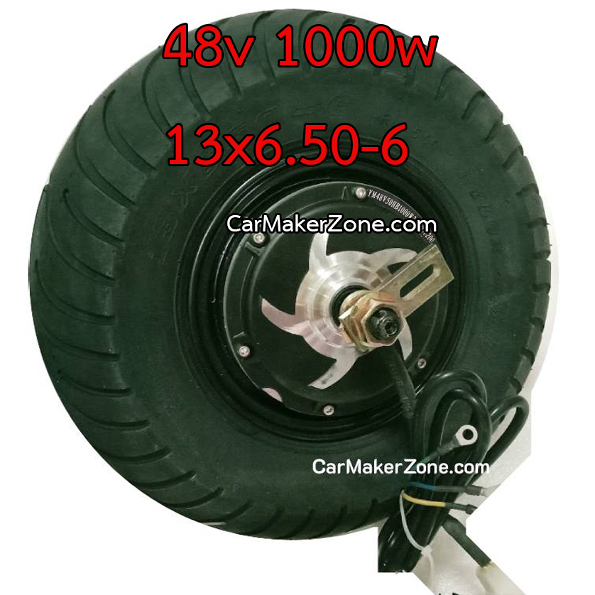 hub-48v-1000w-13x6-50-6-ล้อฮับ-พร้อม-ยาง-มินิไบค์-สกู๊ตเตอร์