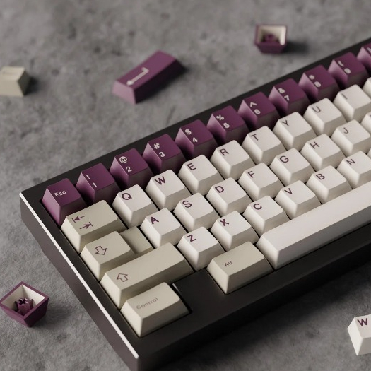 In-stock] Keykobo Violet Alert Keycap Set ชุดคีย์แคปแบบ ABS 