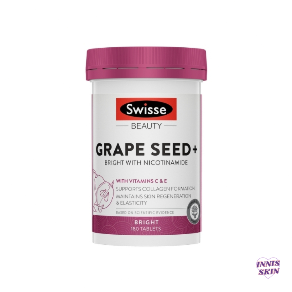 (แท้/พร้อมส่ง) Swisse Beauty Grape Seed+ 180เม็ด | Shopee Thailand